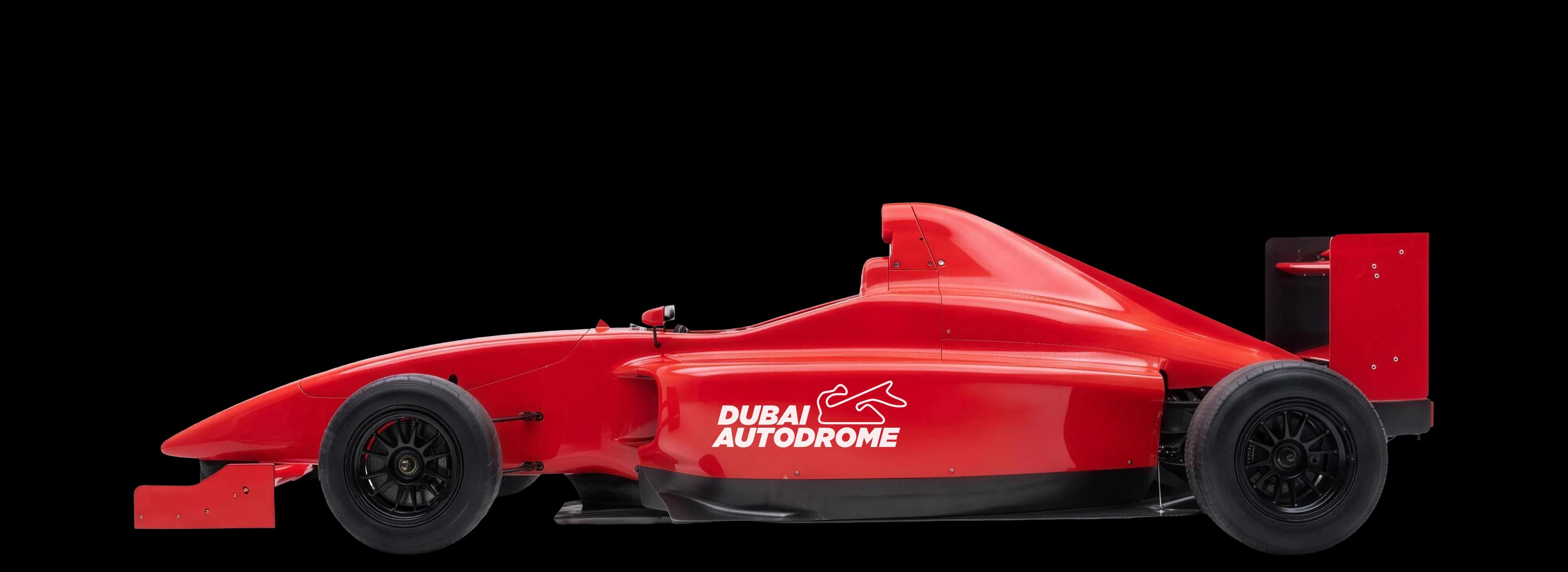 Formula DXB Max in Dubai Autodrome livery, side view