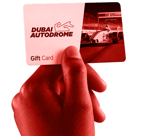 A Dubai Autodrome driving experiences gift card