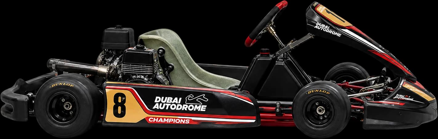 A Dubai Autodrome kart